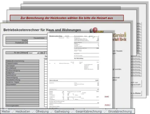 Nebenkostenabrechnungsprogramm