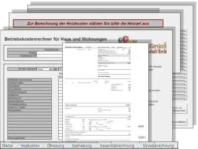 Nebenkostenabrechnungsprogramm